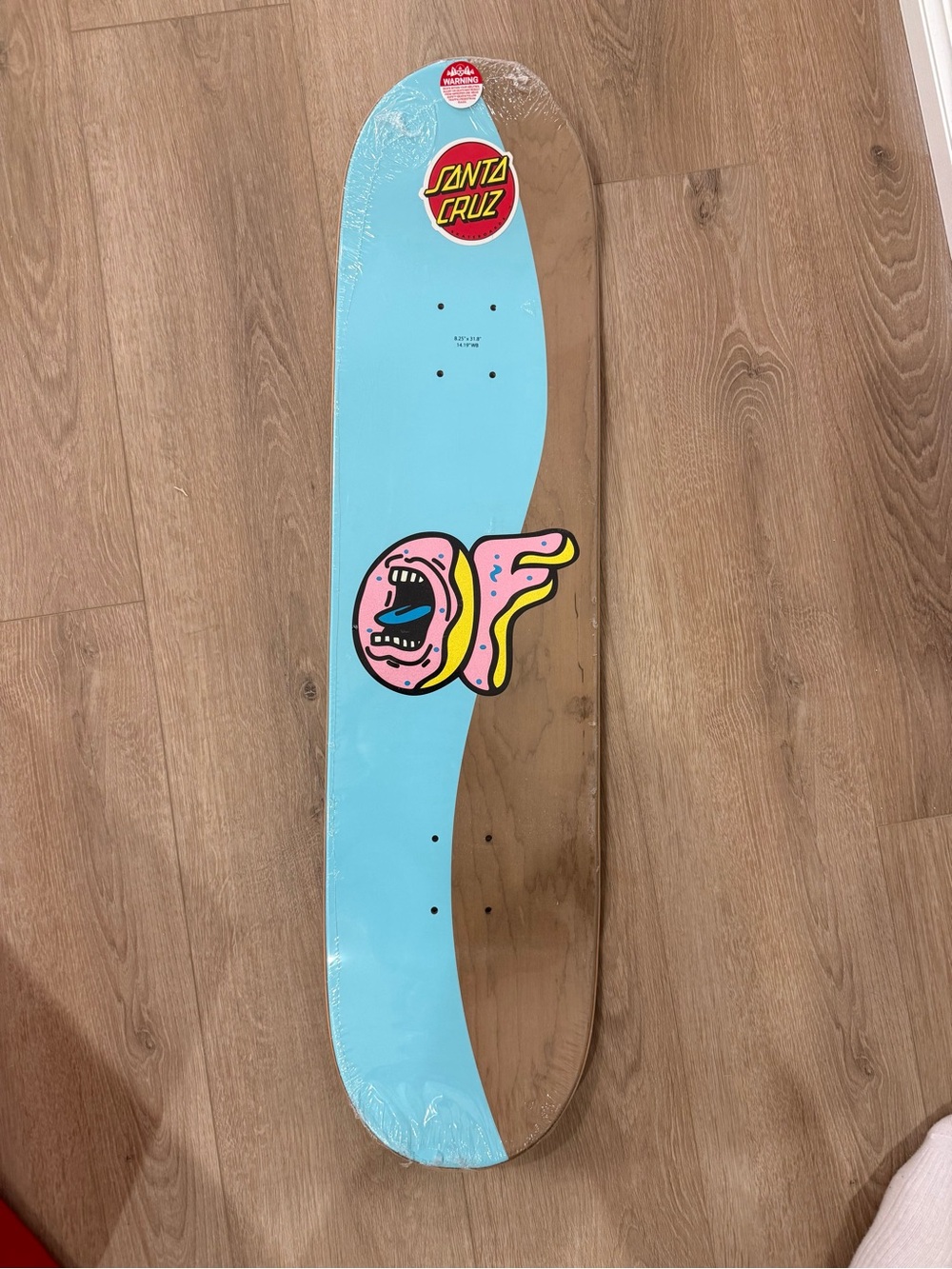 Santa Cruz x Odd Future Blue & Brown Skate Deck 8.25